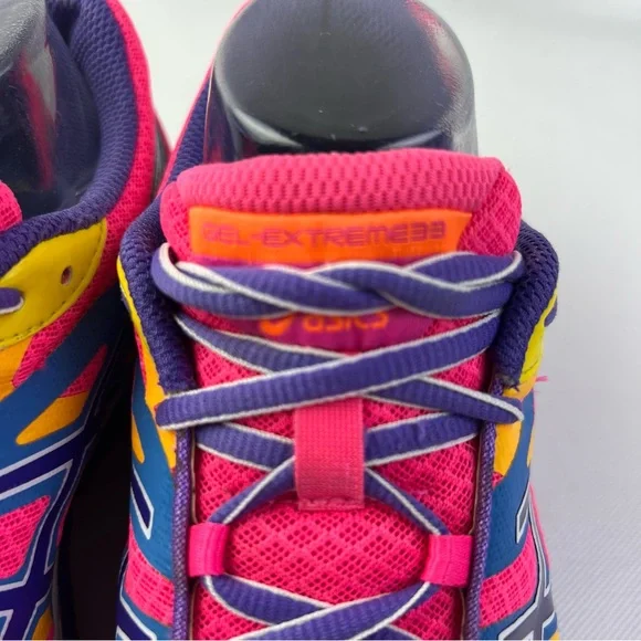 Asics Women's Gel Extreme 33 T2H9N Multicolor Running Shoes Sneakers Size 9 - Picture 8 of 11